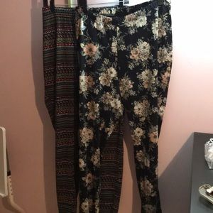 Printed legging pair